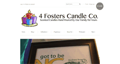 Desktop Screenshot of 4fosterscandleco.com